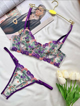 Transparan Brode Mor Set
