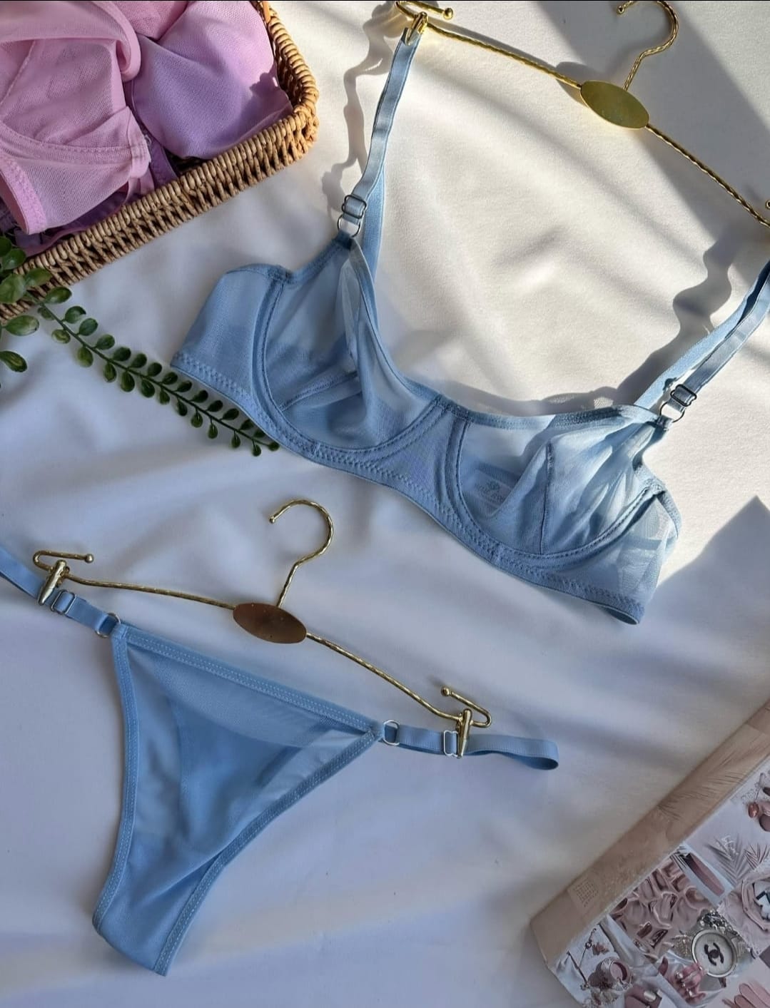 Tül Takım Bebe Mavisi